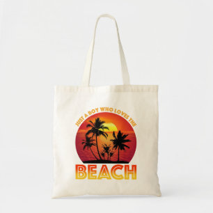 Tote Bag Juste Un Garçon Qui Aime La Plage
