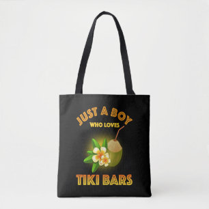 Tote Bag Juste Un Garçon Qui Aime Les Bars Tiki