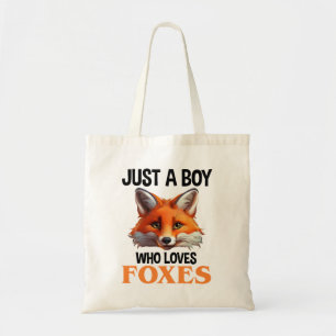 Tote Bag Juste Un Garçon Qui Aime Les Renards