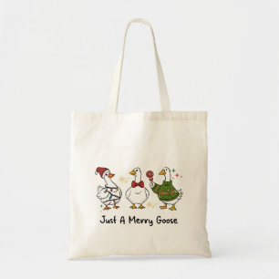 Tote Bag Juste une conception de fête de l'oie joyeuse