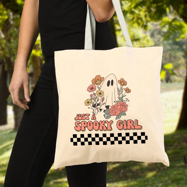 Tote Bag Juste une fille fantôme éffrayant Halloween (Créateur téléchargé)