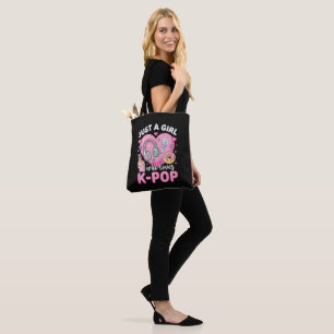 Tote Bag Juste une fille qui aime la K-Pop