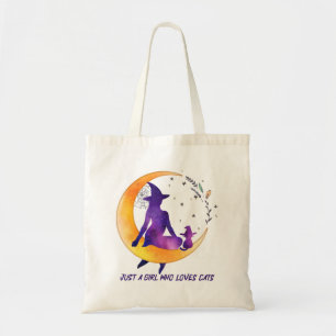 Tote Bag Juste Une Fille Qui Aime Le Chat