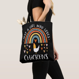 Tote Bag Juste une fille qui aime les cadeaux arc-en-ciel d
