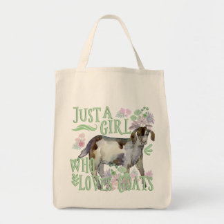 Tote Bag Juste une fille qui aime les chèvres