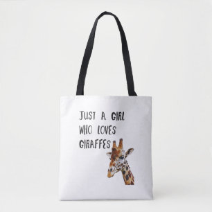 Tote Bag Juste Une Fille Qui Aime Les Giraffes Mignonne Gir