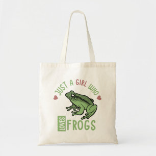 Tote Bag Juste une fille qui aime les grenouilles Cadeaux a