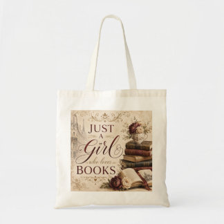 Tote Bag Juste une fille qui aime les livres Amoureuse des 