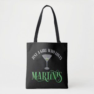 Tote Bag Juste Une Fille Qui Aime Les Martinis