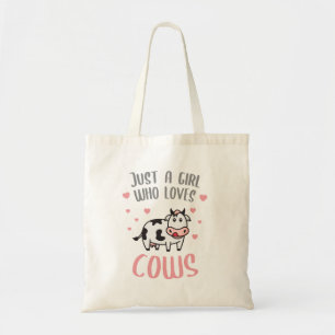 Tote Bag Juste une fille qui aime les vaches