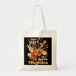 Tote Bag Juste Une Fille Qui Aime Ukulele Super Uke Player 