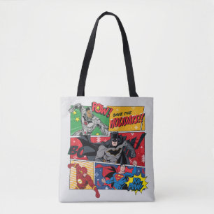 Tote Bag Justice League "Sauvez les fêtes !"