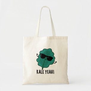 Tote Bag Kale Ouais Funny Veggie Pun