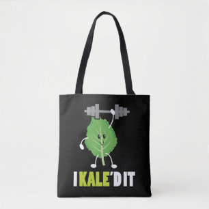 Tote Bag Kaled It - Fitness Vegan Végétarien Kale Gym
