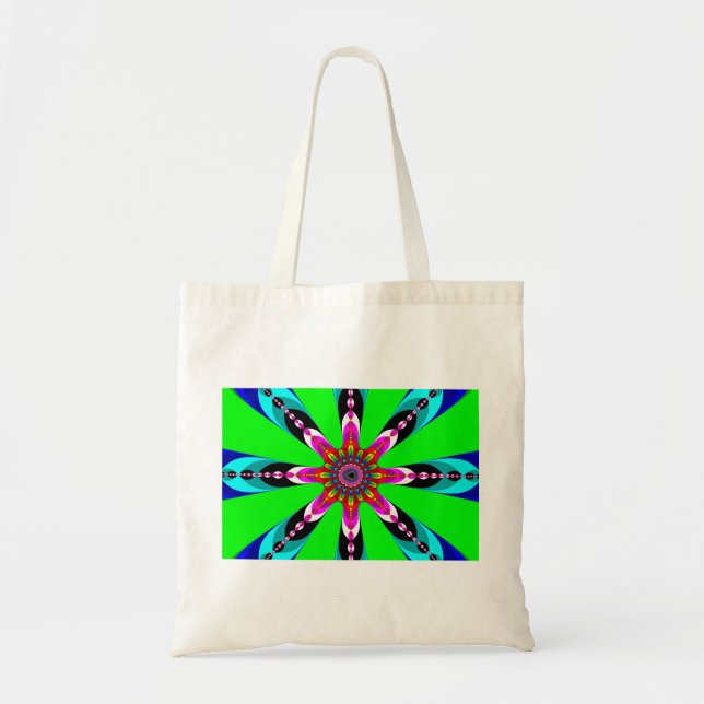 Tote Bag Kaleidozone - Fractal (Devant)