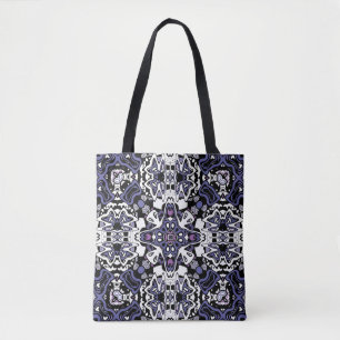 Tote Bag Kaliedoscope marocain géométrique de style ornemen