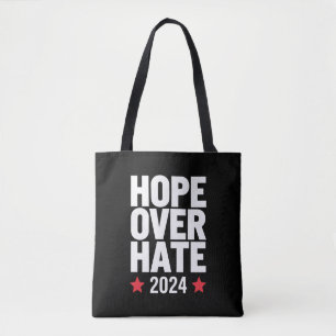 Tote Bag Kamala Harris 2024 Espoir sur la haine Présidentie