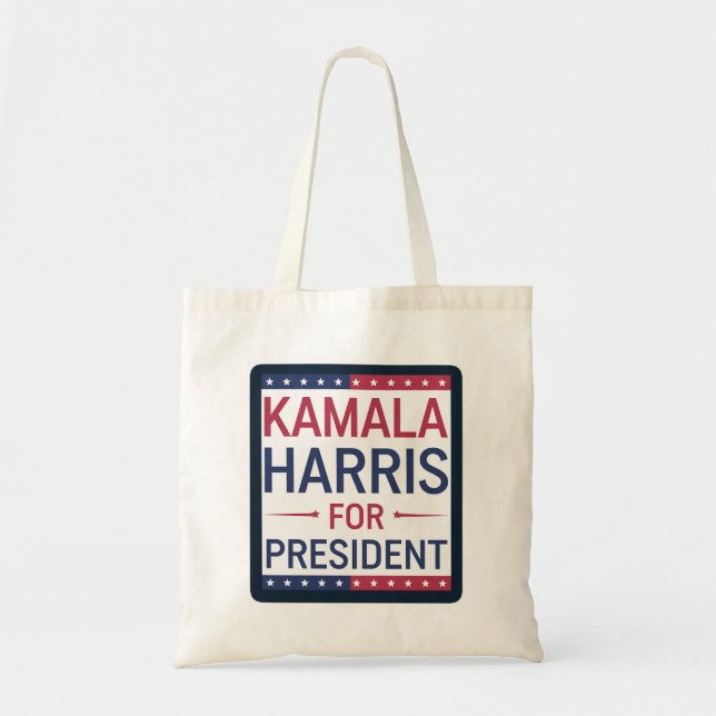 Tote Bag Kamala Harris pour le président (Devant)