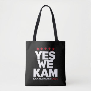 Tote Bag Kamala Harris Yes We Kam for US President 2024