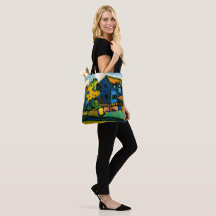 Tote Bag Kandinsky - Blaues Haus Klein