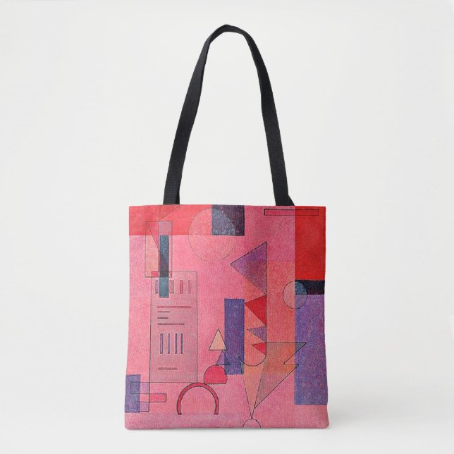 Tote Bag Kandinsky - Couche, peinture colorée, (Devant)