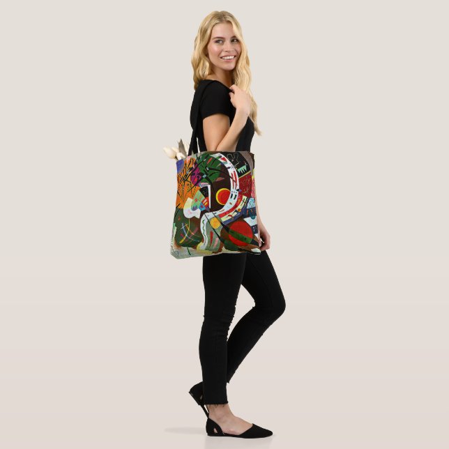 Tote Bag Kandinsky - Courbe Dominante (Sur le modèle)