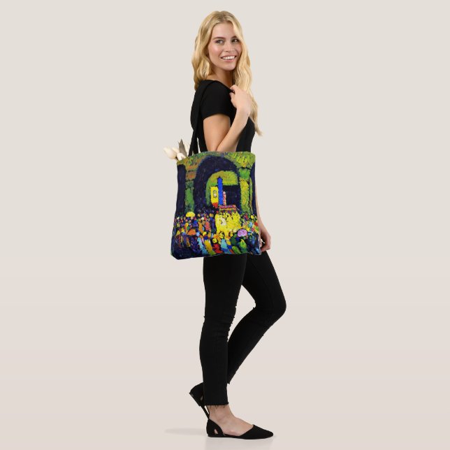 Tote Bag Kandinsky - Ludwigkirche à Murnau, (Sur le modèle)