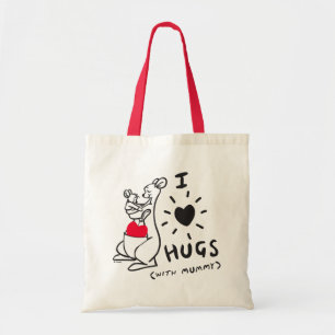 Tote Bag Kanga et Roo I Love Hugs (avec maman)