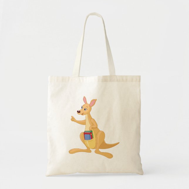 Tote Bag Kangourou futé (Devant)
