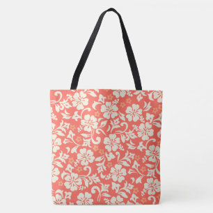 Tote Bag Kapalua Pareau Hawaii Hibiscus Beach Bag
