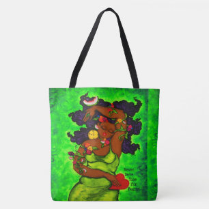 Tote Bag karinsArt - Ne jamais gagner de temps pour le regr