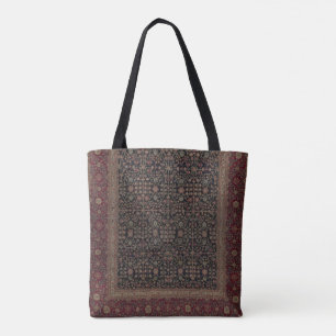 Tote Bag Kashmiri Millefleur Carpet Fourre-tout