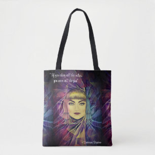 Tote Bag Katharine Hepburn - Citation féministe inspirante