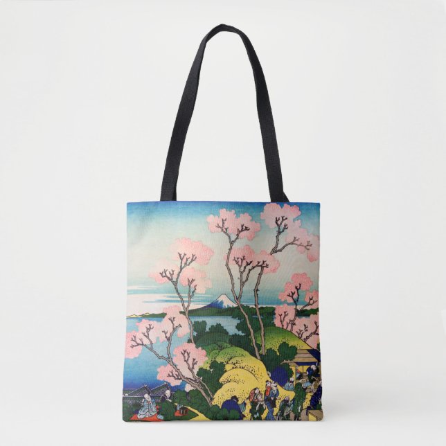 Tote Bag Katsushika Hokusai - Gotenyama, Tokaido, Shinagawa (Devant)