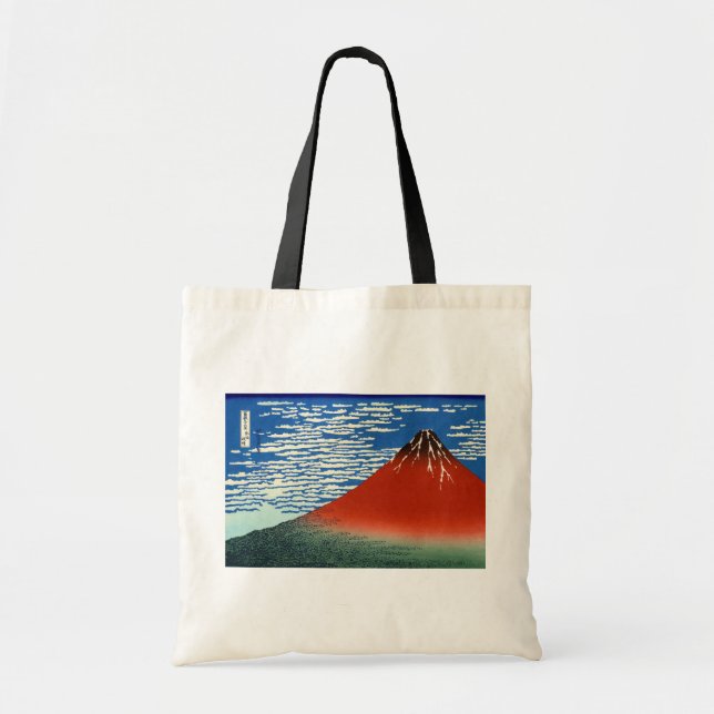 Tote Bag Katsushika Hokusai - Vent Fin, Matin Clair (Devant)