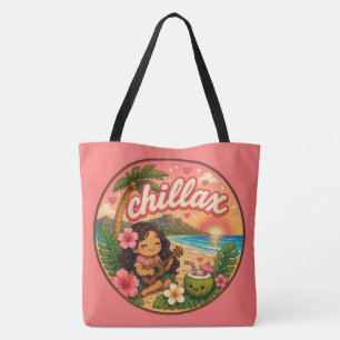 Tote Bag Kawaii Hawaii - Citation mignonne