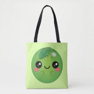 Tote Bag Kawaii Pea