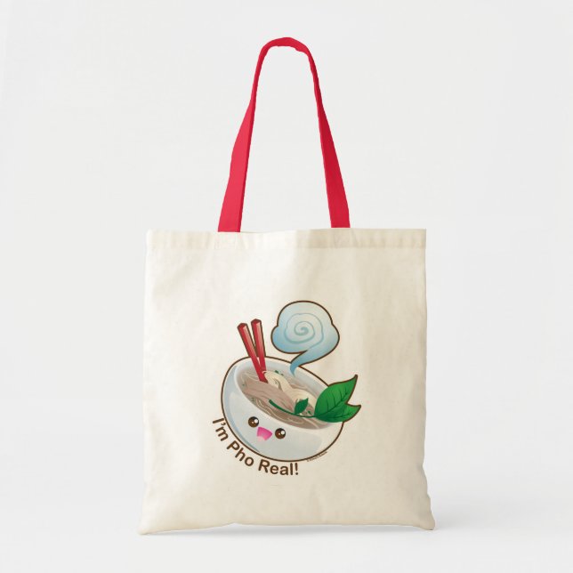 Tote Bag Kawaii Pho vrai (Devant)
