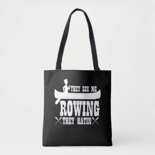 Tote Bag Kayak amusant, ils me voient ramer