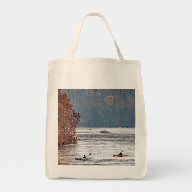 Tote Bag Kayak Fishing (Devant)