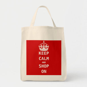TOTE BAG KEEP CALM AND SHOP ON