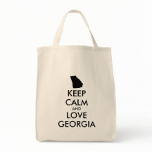 KEEP CALM et LOVE GEORGIA personnalisables