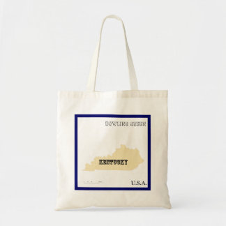 Tote Bag - Kentucky State Map with City