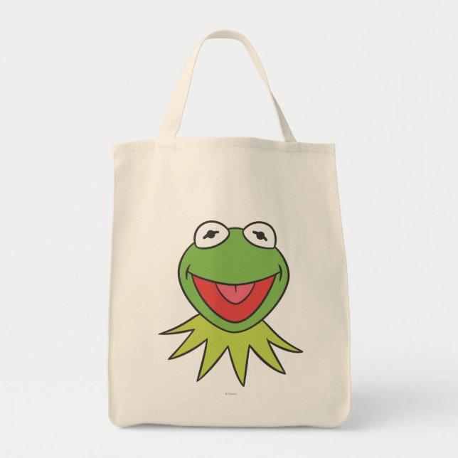 Tote Bag Kermit la tête de dessin de la grenouille (Devant)