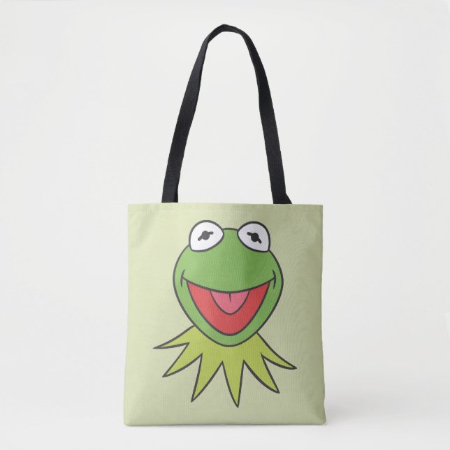 Tote Bag Kermit la tête de dessin de la grenouille (Devant)