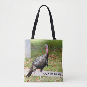 Tote Bag Kevin The Turkey - Old Wethersfield, CT (2 côtés)