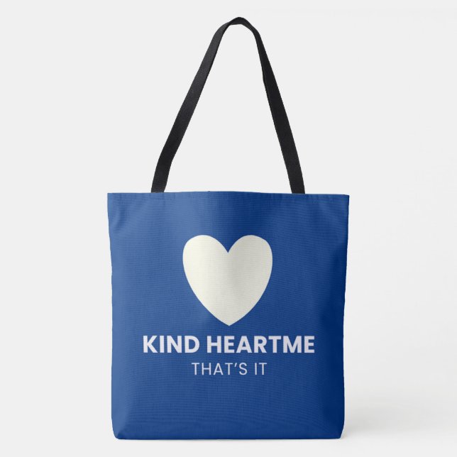 Tote Bag Kind heart That’s it. (Devant)