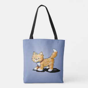 Tote Bag KiniArt Tabby Kitty Chat