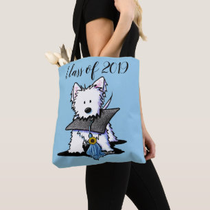 Tote Bag KiniArt Westie Diplômé