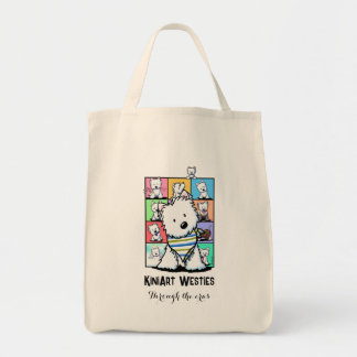 Tote Bag KiniArt Westies Époques